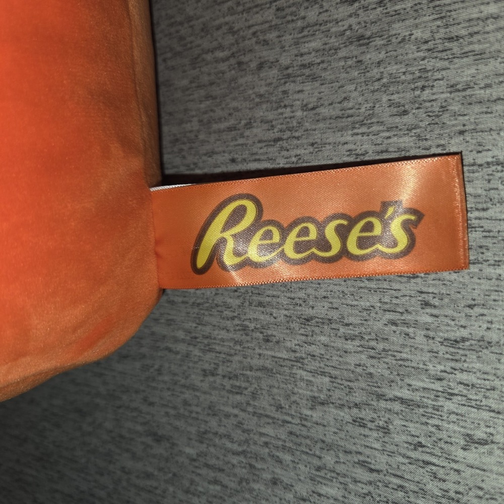 RARE Reese's Candy Advertising Plush Doll Brown Orange Collectible Character NEW - Picture 6 of 9